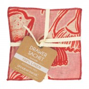 Drawer Sachet | Trailing Natives | Linen Drawer Sachet | Trailing Natives | Linen